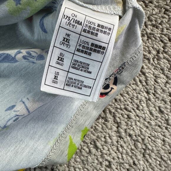 Disney Shirt Womens Extra Large Gray AOP 2020 Magic Kingdom Cast V Neck Ladies - Picture 7 of 12